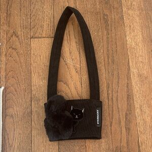 Starbucks Black Cat Plush drink carrier